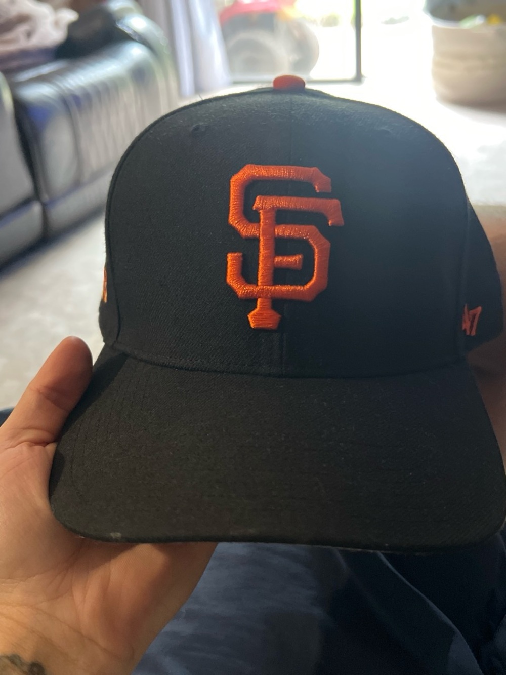 San Francisco Giants Black & Orange Baseball Cap by 47